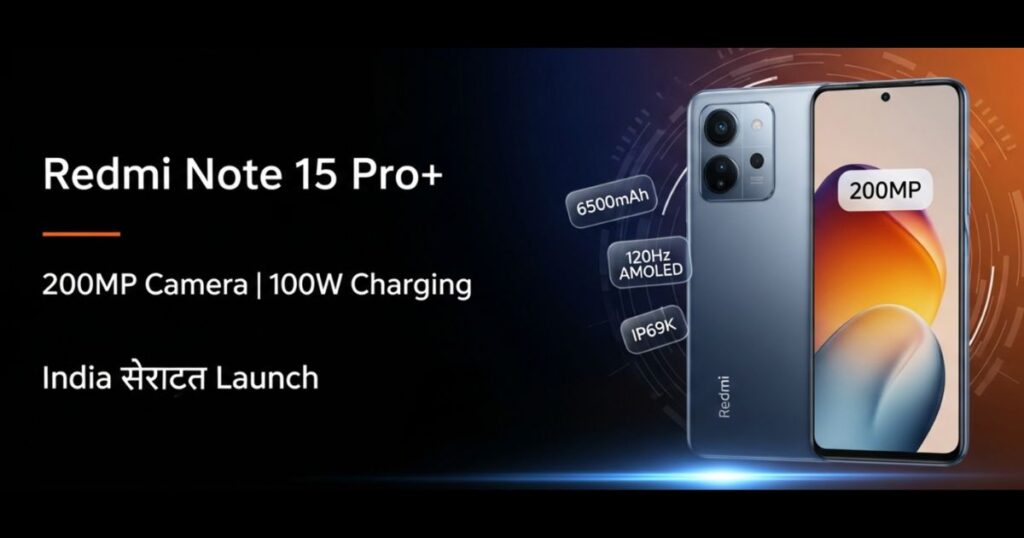 Redmi Note 15 Pro Plus global launch with 200MP camera 100W charging and Redmi Note 15 5G India launch January 2026